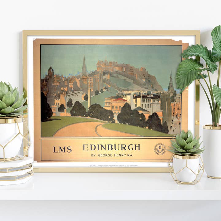 Edinburgh - 11X14” Premium Art Print for wholesale by Star Editions