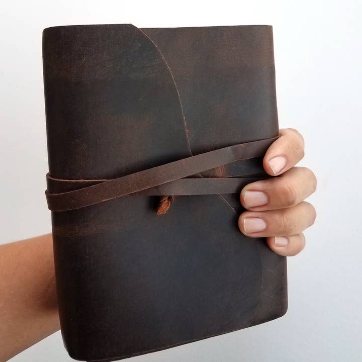 Lyoncraft - Wholesale Journal/Diary - Mjölnir Thor's Hammer Mens Leather Journal, Unlined Paper2