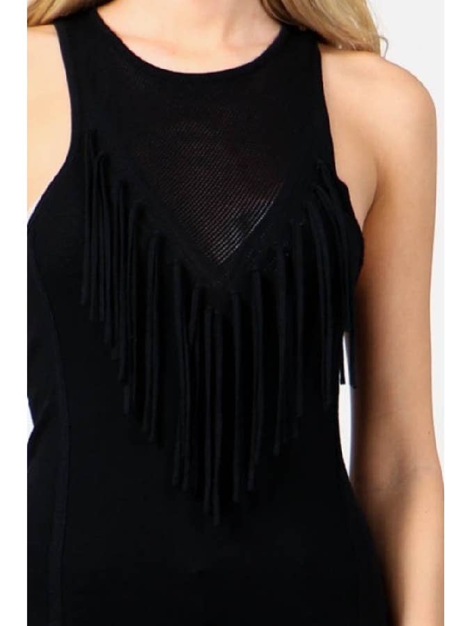 Hesperus - Wholesale Knit Top - Women's - TEXTURED TOP WITH FRINGE2