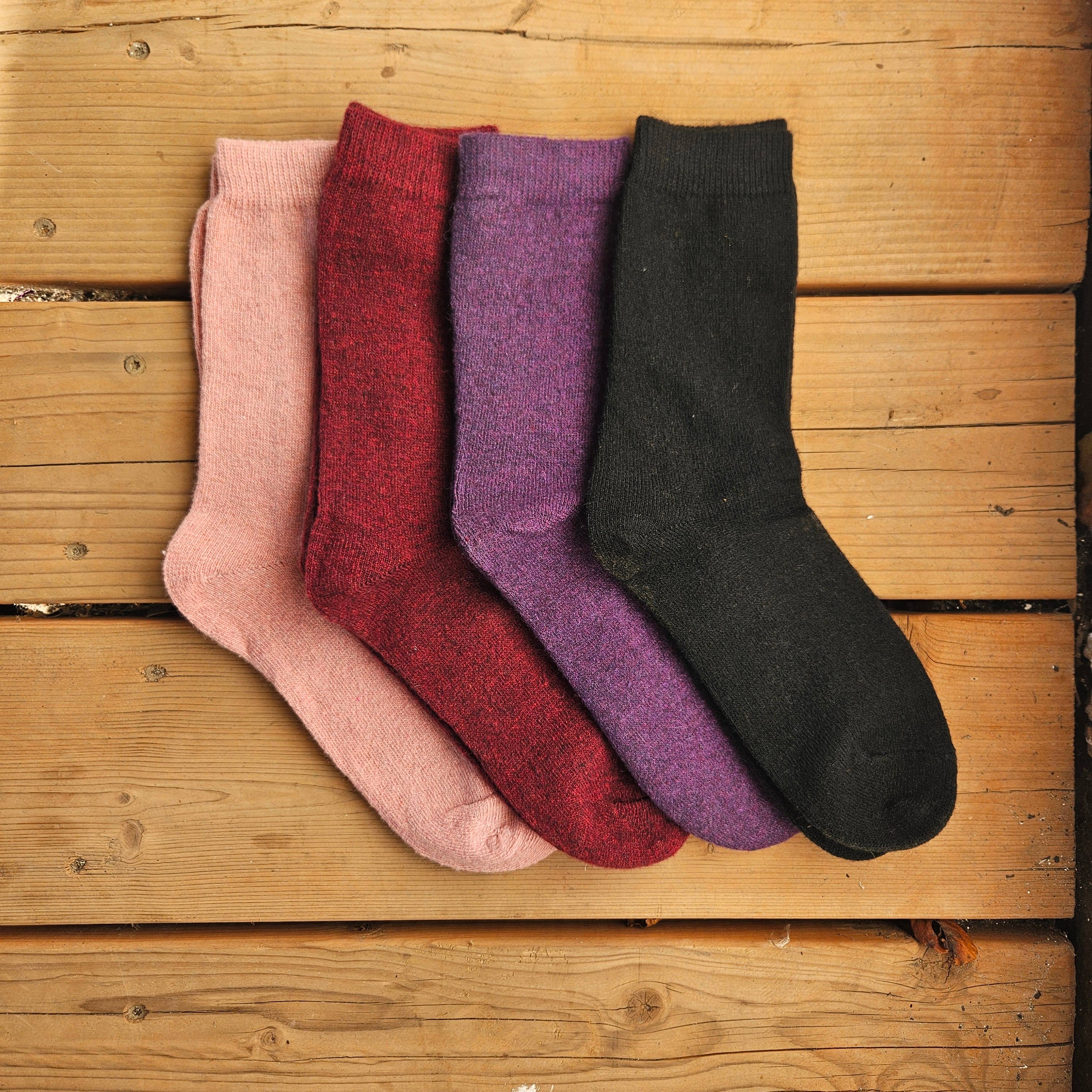NorraVilla - Wholesale Socks - Unisex - Merino Wool Unisex - Solid color socks 35-420