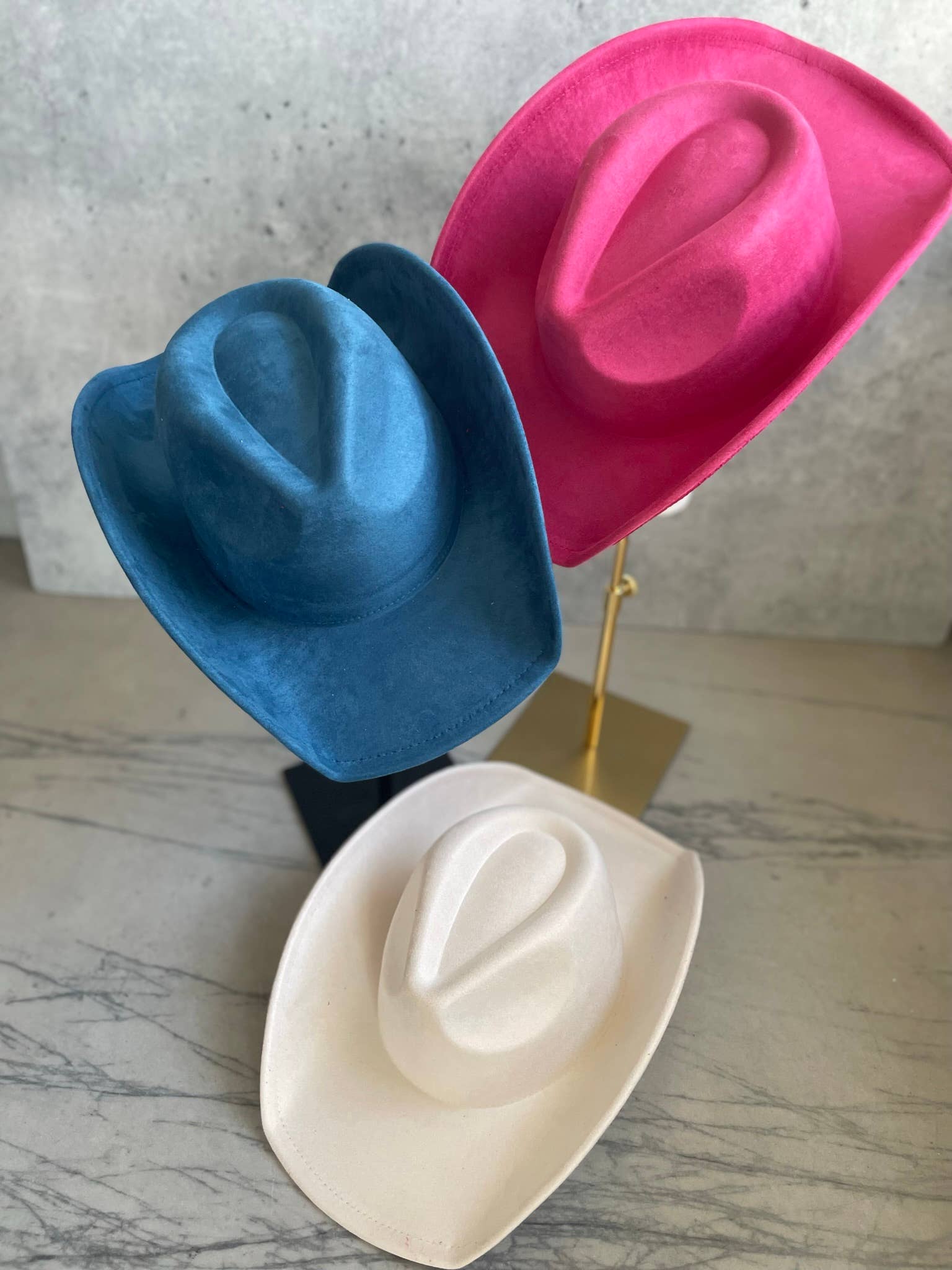 Love and Thyme – wholesale Cowboy Hat – Women’s – Best Seller! VEGAN SUEDE  COWBOY HAT3