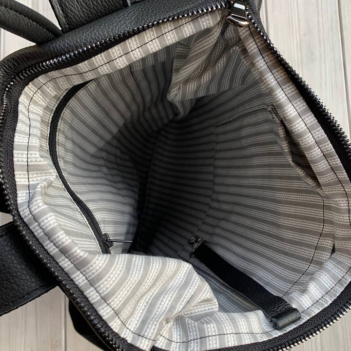 LeaF - Wholesale Backpack - Women's - Leather Backpack Women, Minimalist Leather Rucksack, Gifts5