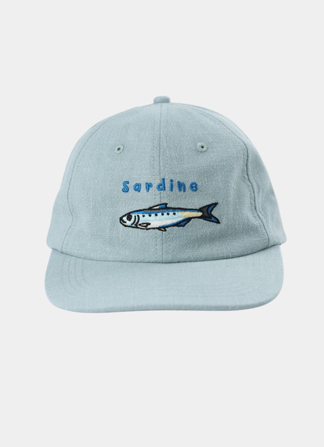 BIRD & HILL. - Wholesale Baseball cap – Unisex - Sardine Fish Blue Hemp Hat - Unisex