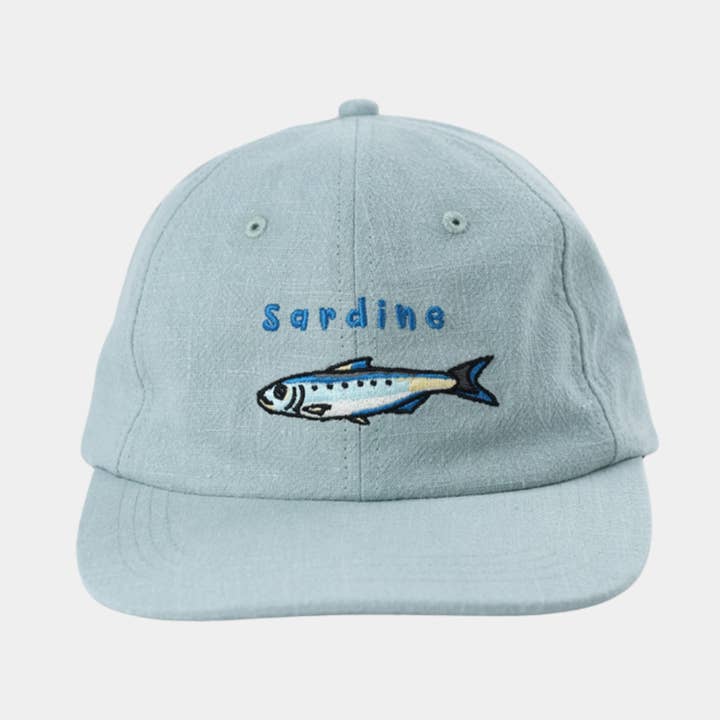 Sardine Fish Blue Hemp Hat - Unisex and other Purchase Wholesale sardinescostco. Free Returns & Net 60 Terms on Faire trending on Faire.