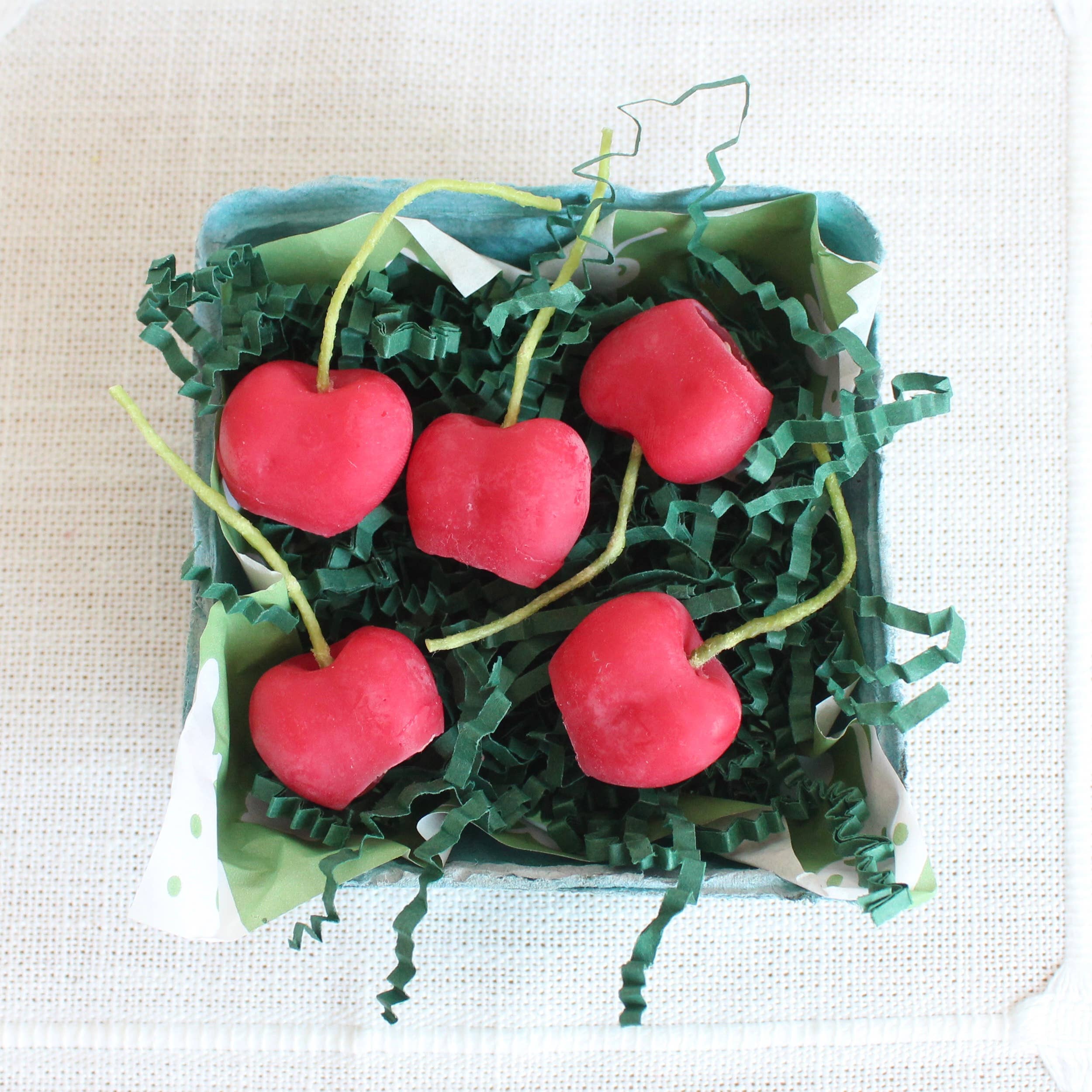 Happy Organics - Wholesale Cake candle - Cherry Beeswax Birthday Candles6