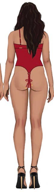 House of Desire - Wholesale Lingerie Bodysuit - Women's - IRYNA SILKY MICRO & ROPE CROTCHLESS TEDDY8