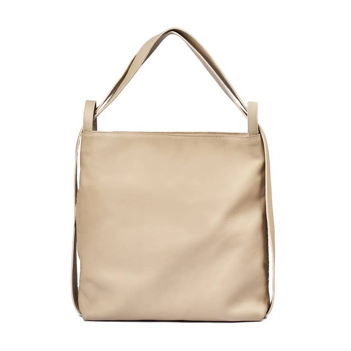 MANDRN – Sacola - Mulher por atacado – Tote Woven Evra - Osso1