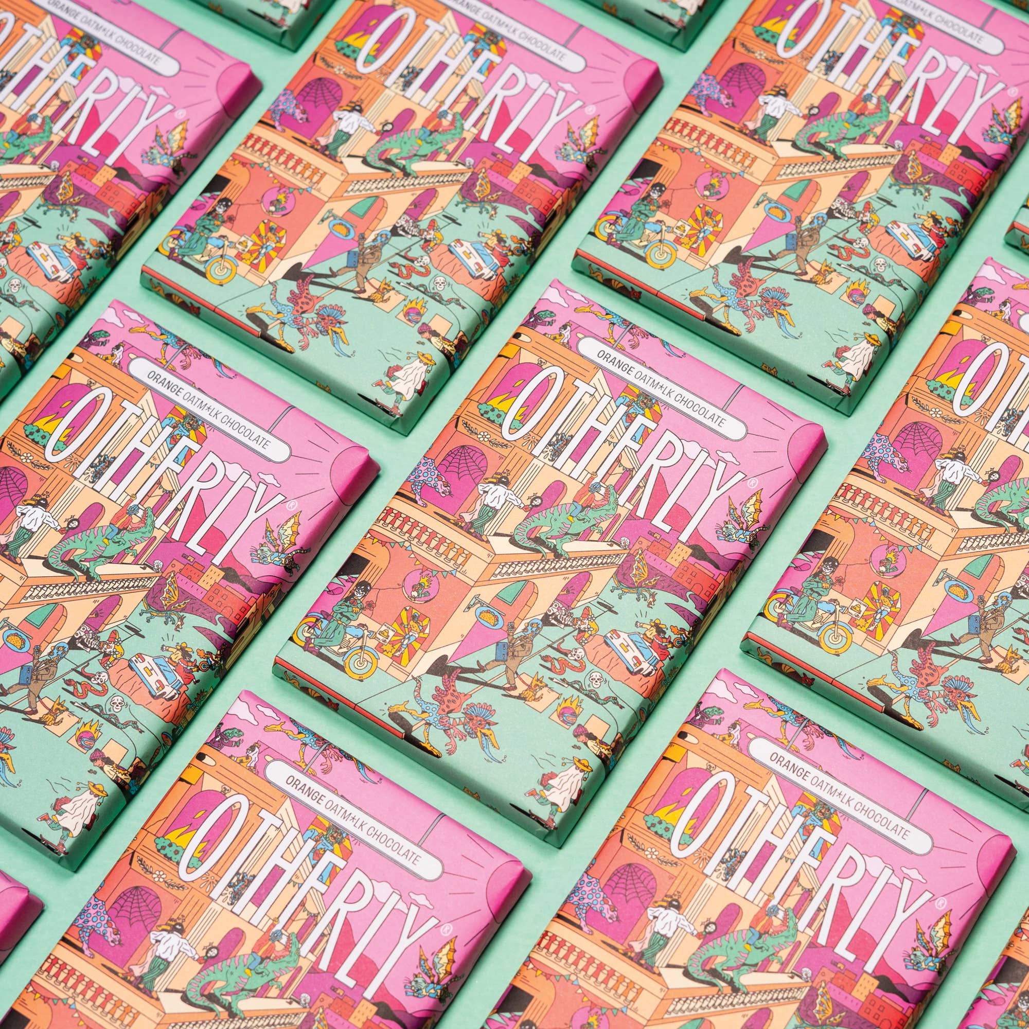 OTHERLY: OATM*LK CHOCOLATE [No duties when shipping to US!] - Vendita all'ingrosso Barretta di cioccolato - Barretta di Cioccolato all'Avena e Arancia 120G // Vegano // Cremoso1