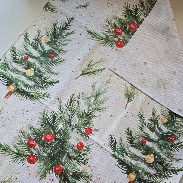 Oh Christmas Tree Towel for wholesale by Berry Sweet Towels