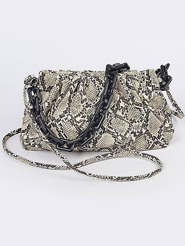 Kunstschlangenhaut verbunden Kettenbeutel für den Großhandel von Shop Neighbors