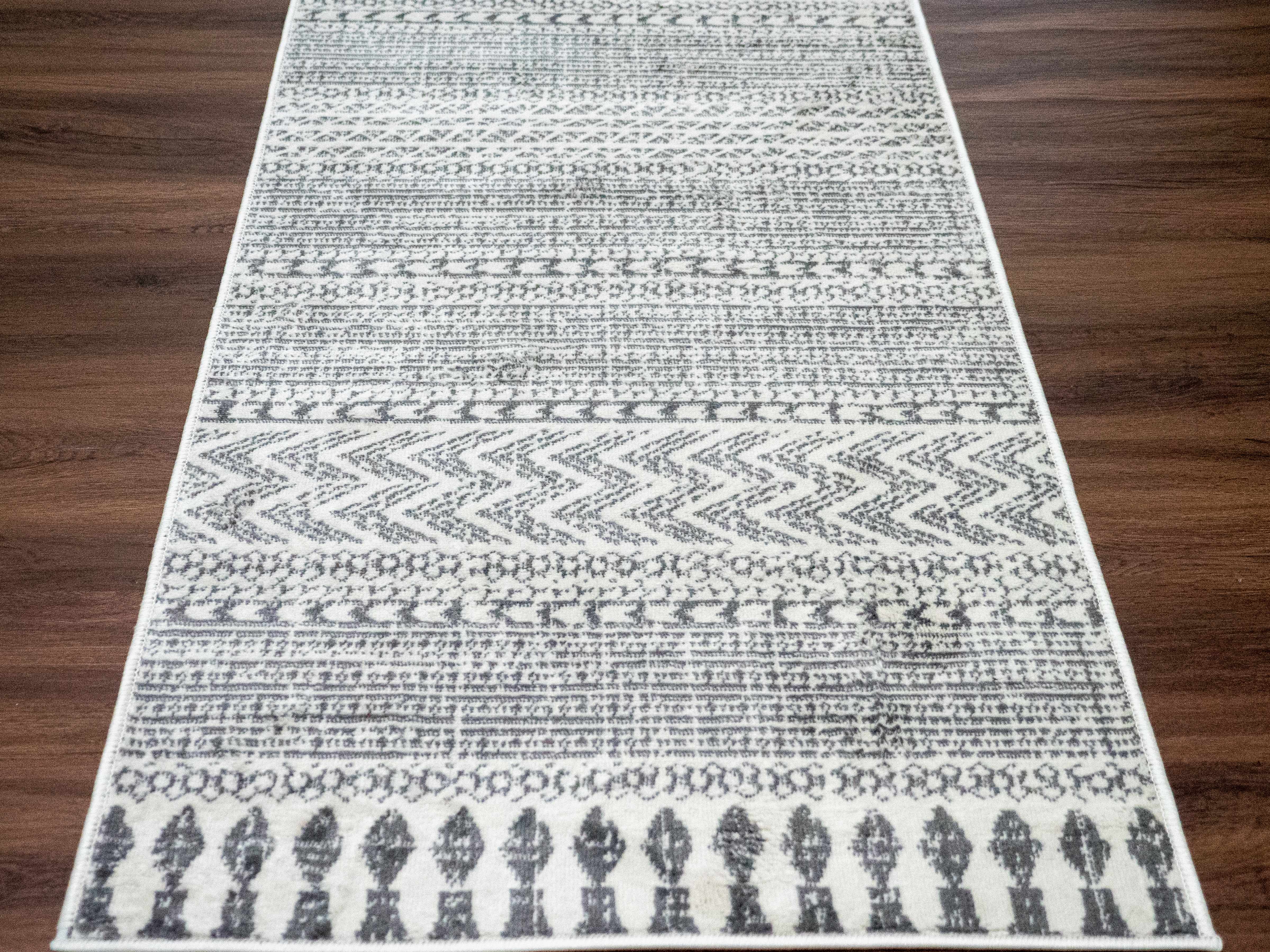 Hauteloom - Wholesale Area Rug - Tigri Aztec Ivory & Gray 2311 Area Rug - Clearance4