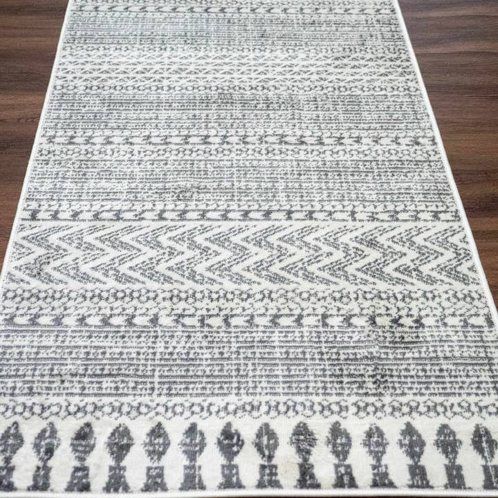 Hauteloom - Wholesale Area Rug - Tigri Aztec Ivory & Gray 2311 Area Rug - Clearance4