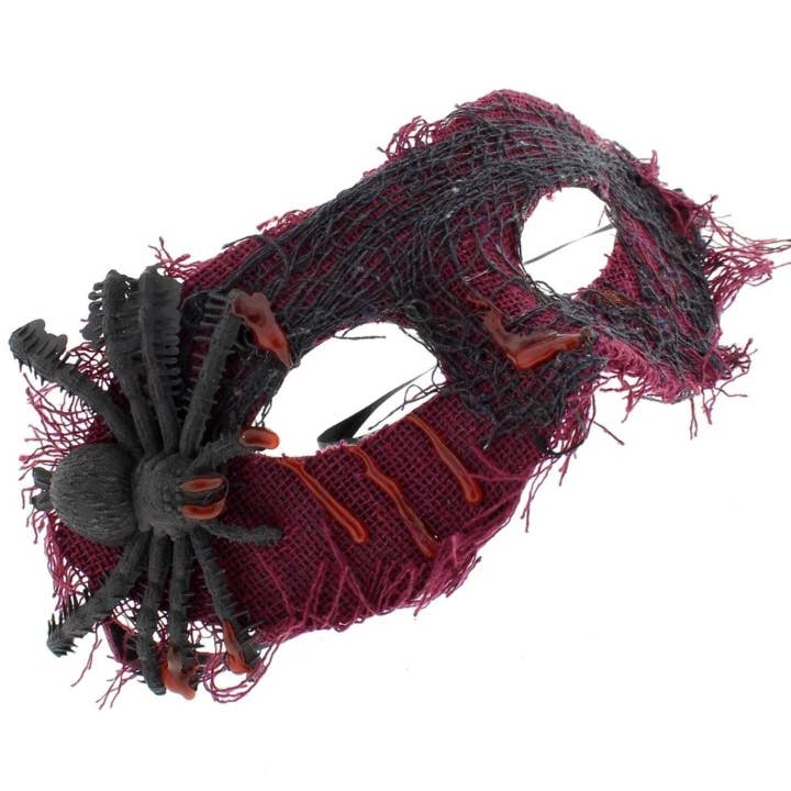 Topkids Accessories – Engroshandel Kostume - Voksen – Halloween maske Halloween maskerade maske Halv ansigt Halloween masker Fancy kjole Halloween kostume flagermus ansigtsmaske Halloween sort maske til voksne, mænd, kvinder