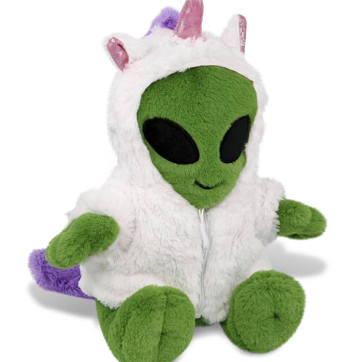 Cota Global - Wholesale Stuffed/Plush Toy - Kids & Baby - Plush Unicorn - Super-Soft Plush - Alien 11"0