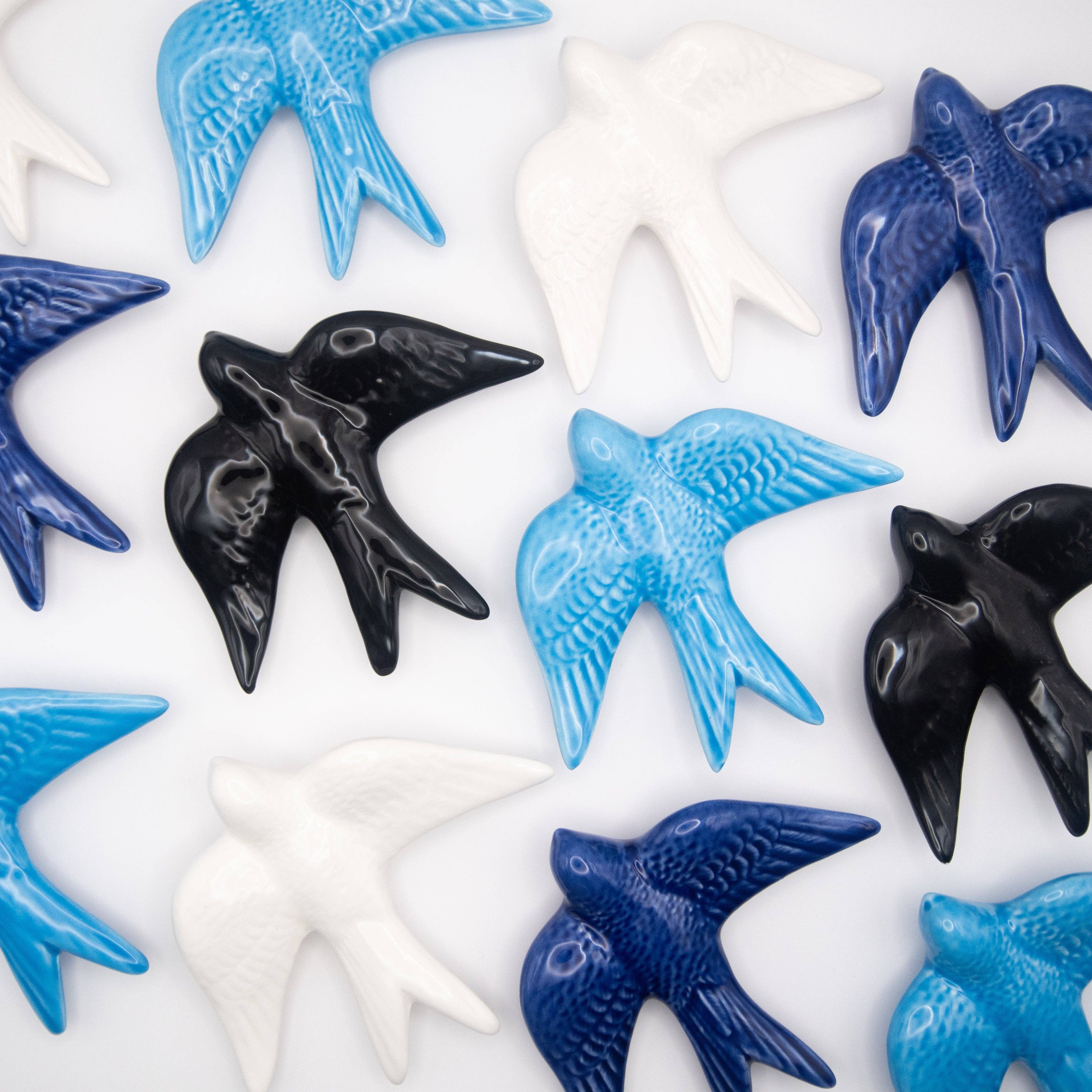 Casa Sofia - Wholesale Decorative Figurine - Turquoise blue ceramic swallow6