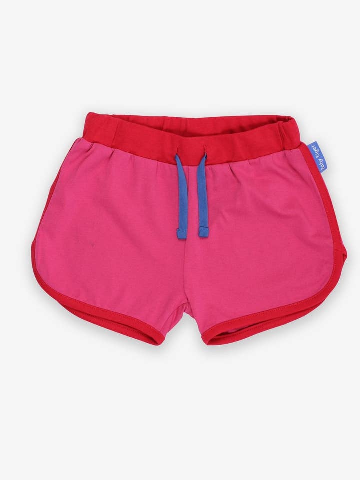 Barnshorts i rosa av ekologisk bomull för wholesale av Toby Tiger GmbH