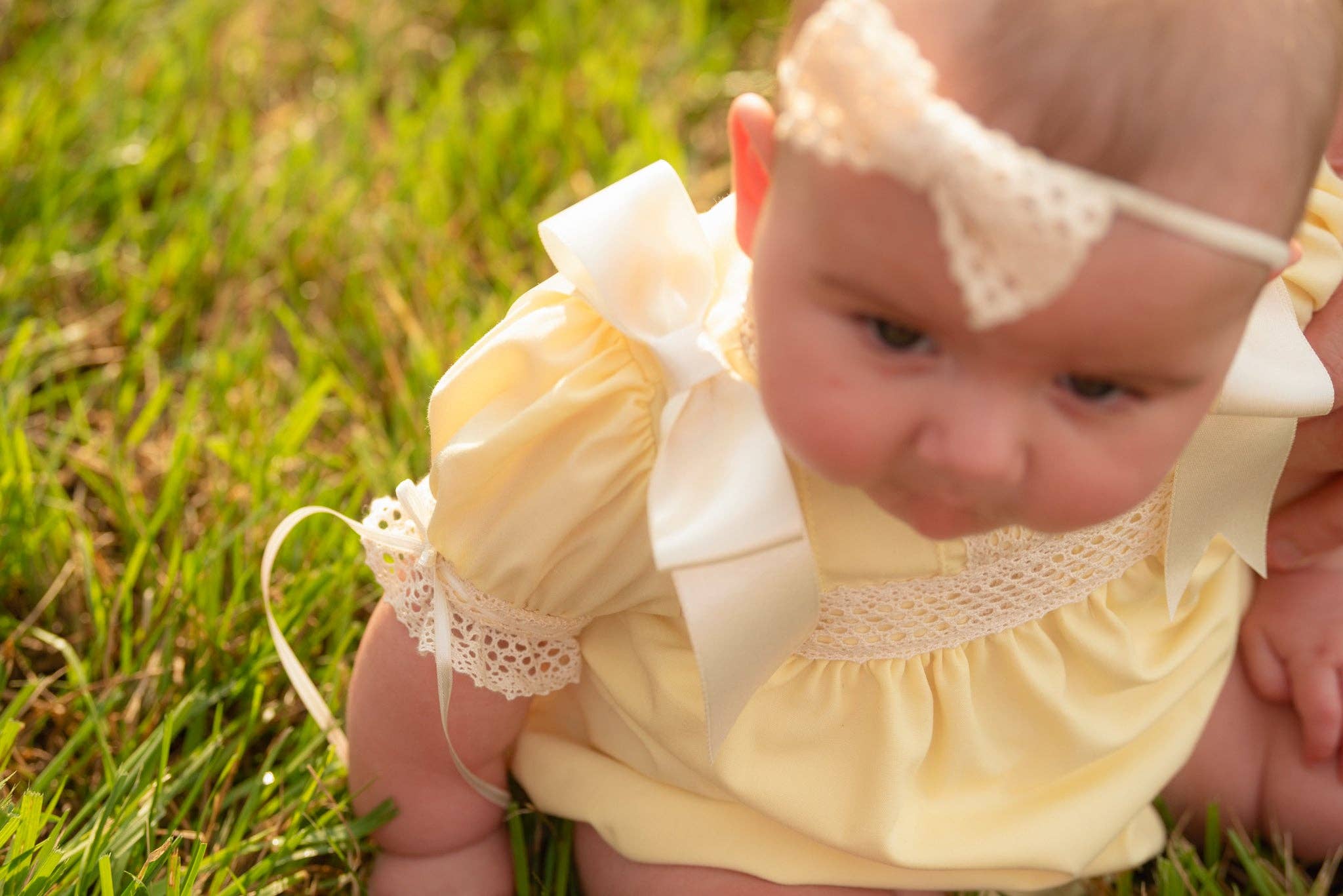 Posh Pickle - Wholesale Bodysuit (Non-Footed) - Baby - Bristol Yellow Heirloom Bubble2