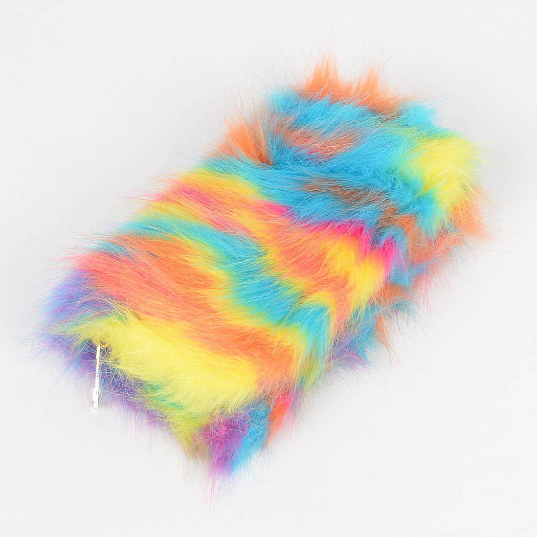 Multicolor Faux Fur Wallet for wholesale on Faire1