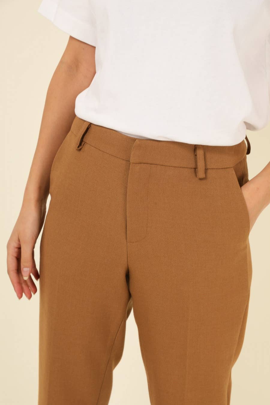 Attentif Paris – Großhandel Hose – Damen – Dicke Zigarettenhose aus dickem Wintermaterial19