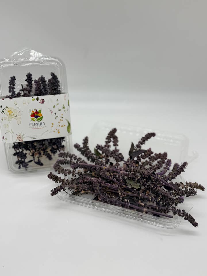 Freeze-Dried Basil Blossoms for wholesale by Freshly Preserved