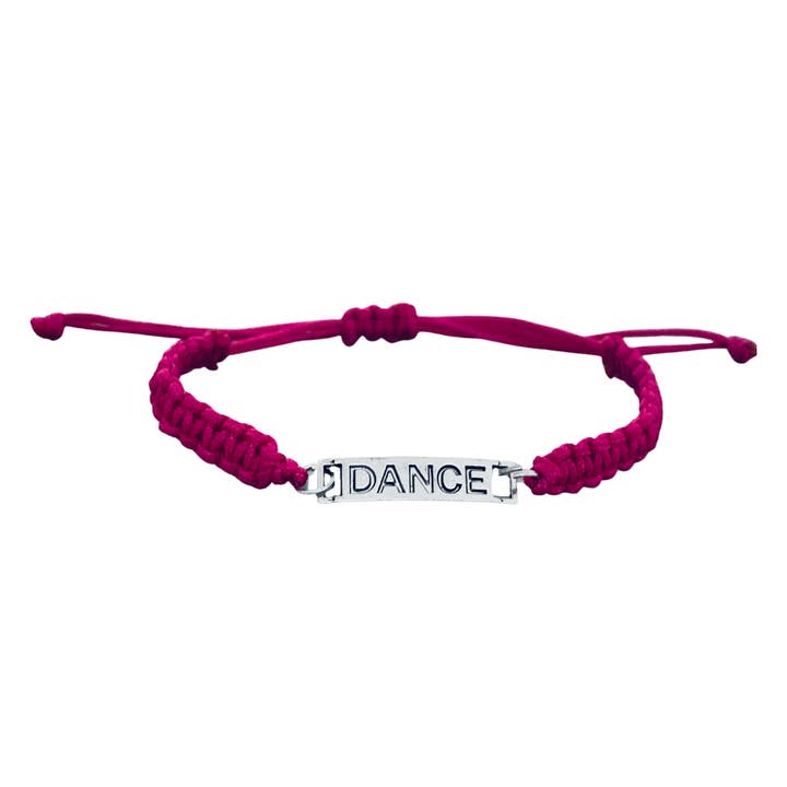 Dance Word Adjustable Rope Bracelet for wholesale by Sportybella