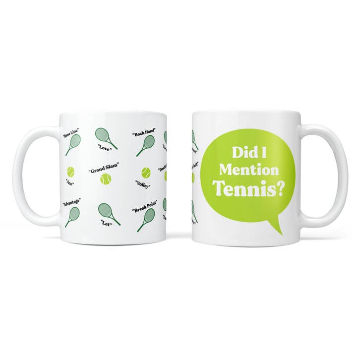 Madry – Großhandel Kaffeebecher – Habe ich Tennis erwähnt? Personalisierte Tasse