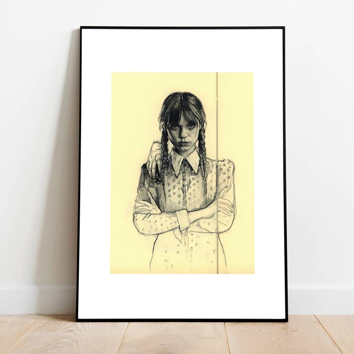 Illustrations - Wednesday Yellow for wholesale by Belén Diz Juncal