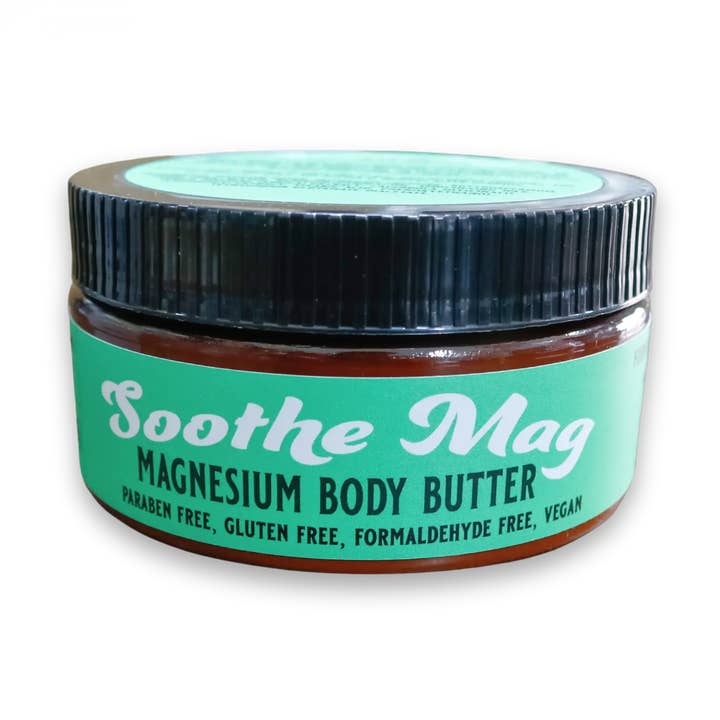 Extra Strength Magnesium Body Butter 8 oz (Value size original formula) for wholesale by Sage Work Organics Inc.