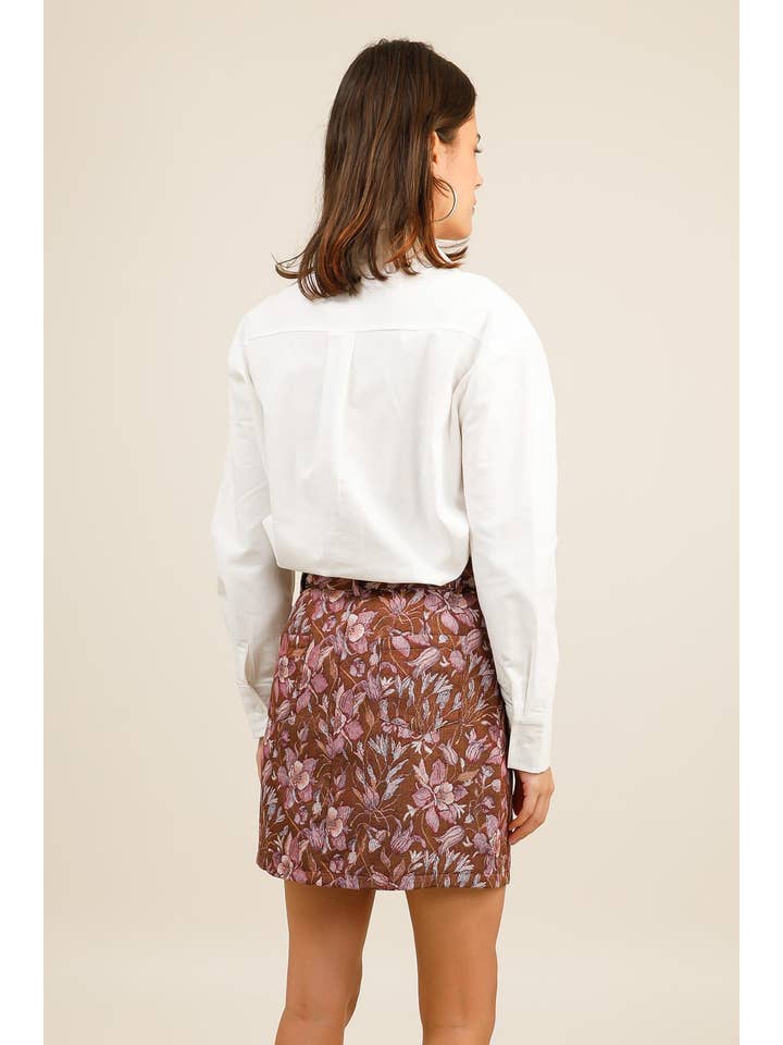 Daphnea - Wholesale Skirt - Women's - 5962 BROCADE SKIRT8