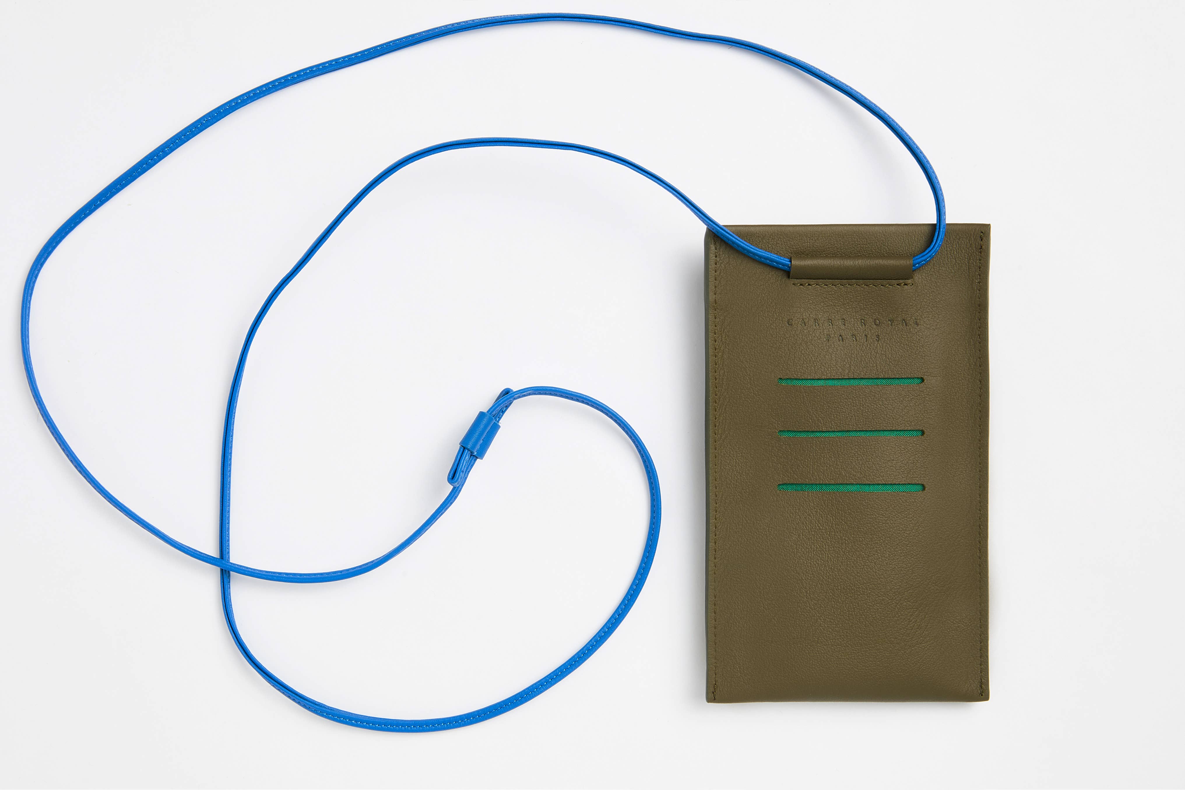 Carre Royal - Wholesale Clutch Bag - Women's - kaki Necklace Phone Pouch0