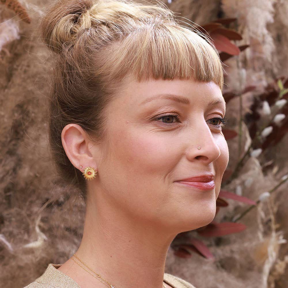 Amano Studio - Vendita all'ingrosso Orecchini a bottone - Borchie Sunburst2