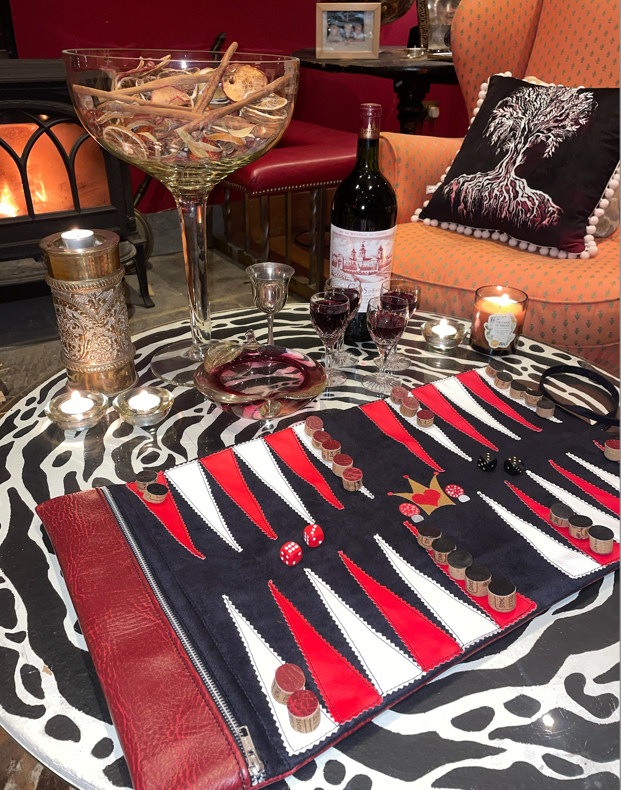 Bell Hutley – wholesale Board game – Kodai Mushroom Travel Backgammon Board1