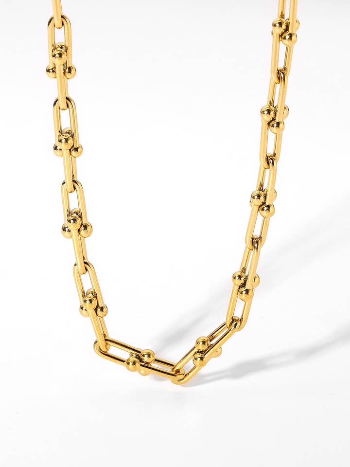Bridget Necklace, 18k Gold Plated for wholesale by House of Muse