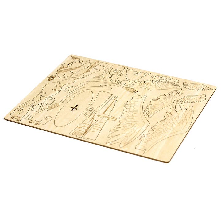 Insight Editions - #1 Pop Culture Publisher - Wholesale DIY Craft Kit - IncrediBuilds: Fantastic Beasts and Where to Find Them: Thunderbird 3D Wood Model and Book1