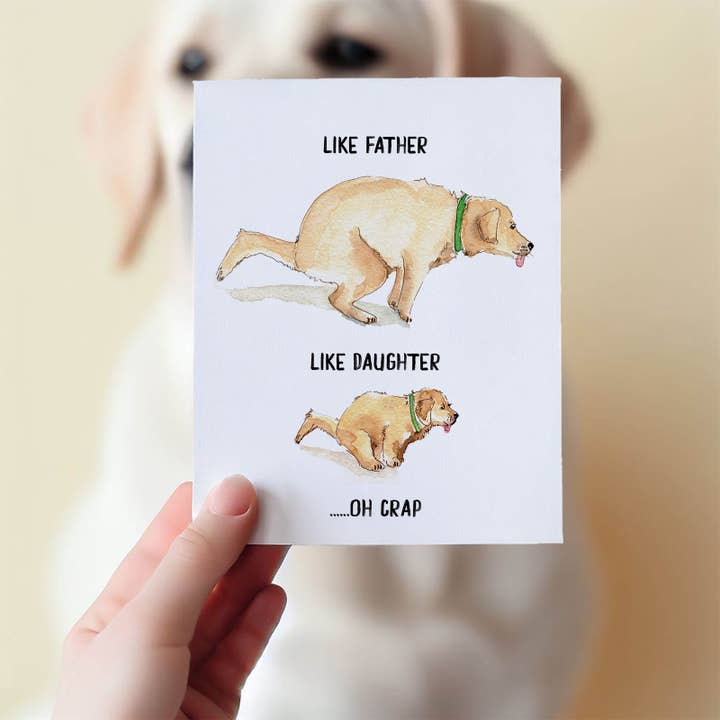 Liyana Studio - Wholesale Father's Day Card - Like Father Like Daughter - Funny Fathers Day Card1