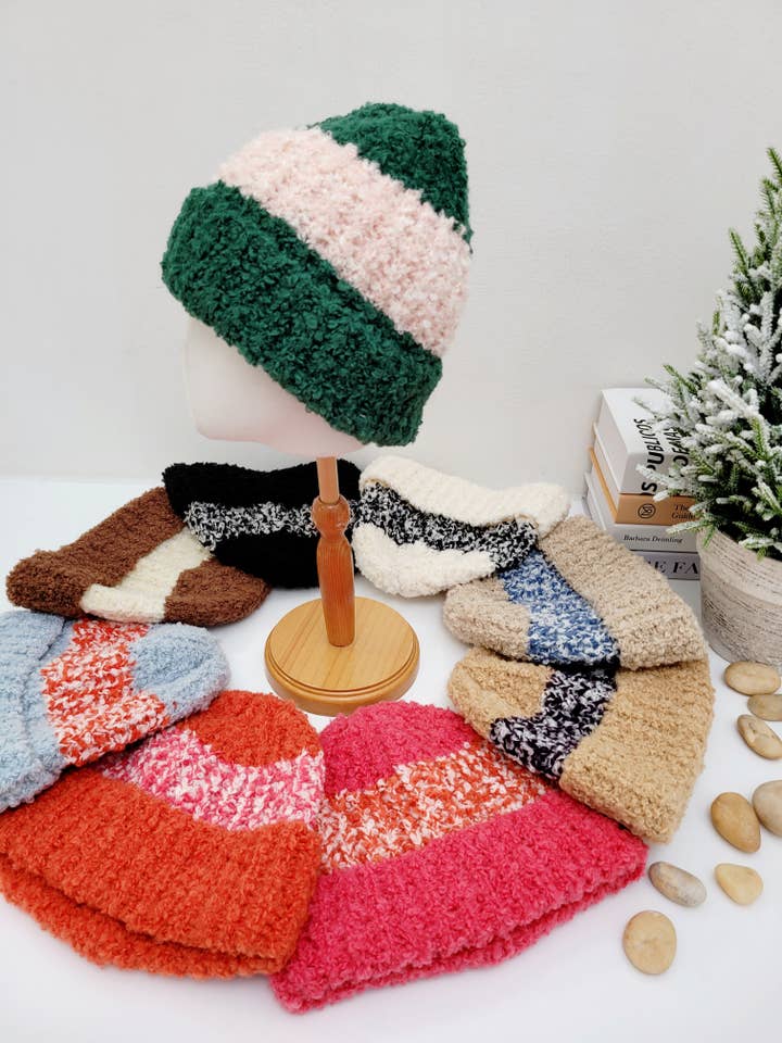 Fluffy Cozy Alpaca Wool Winter Beanie, Soft and Warm for wholesale by Comfortarians