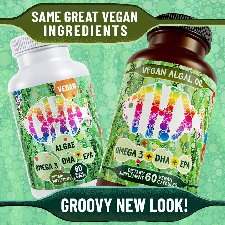 Hippie Farms - Wholesale Oral Supplement/Vitamin - Vegan Algae Oil w/ DHA & EPA - The Better, Cruelty Free, Omega-35