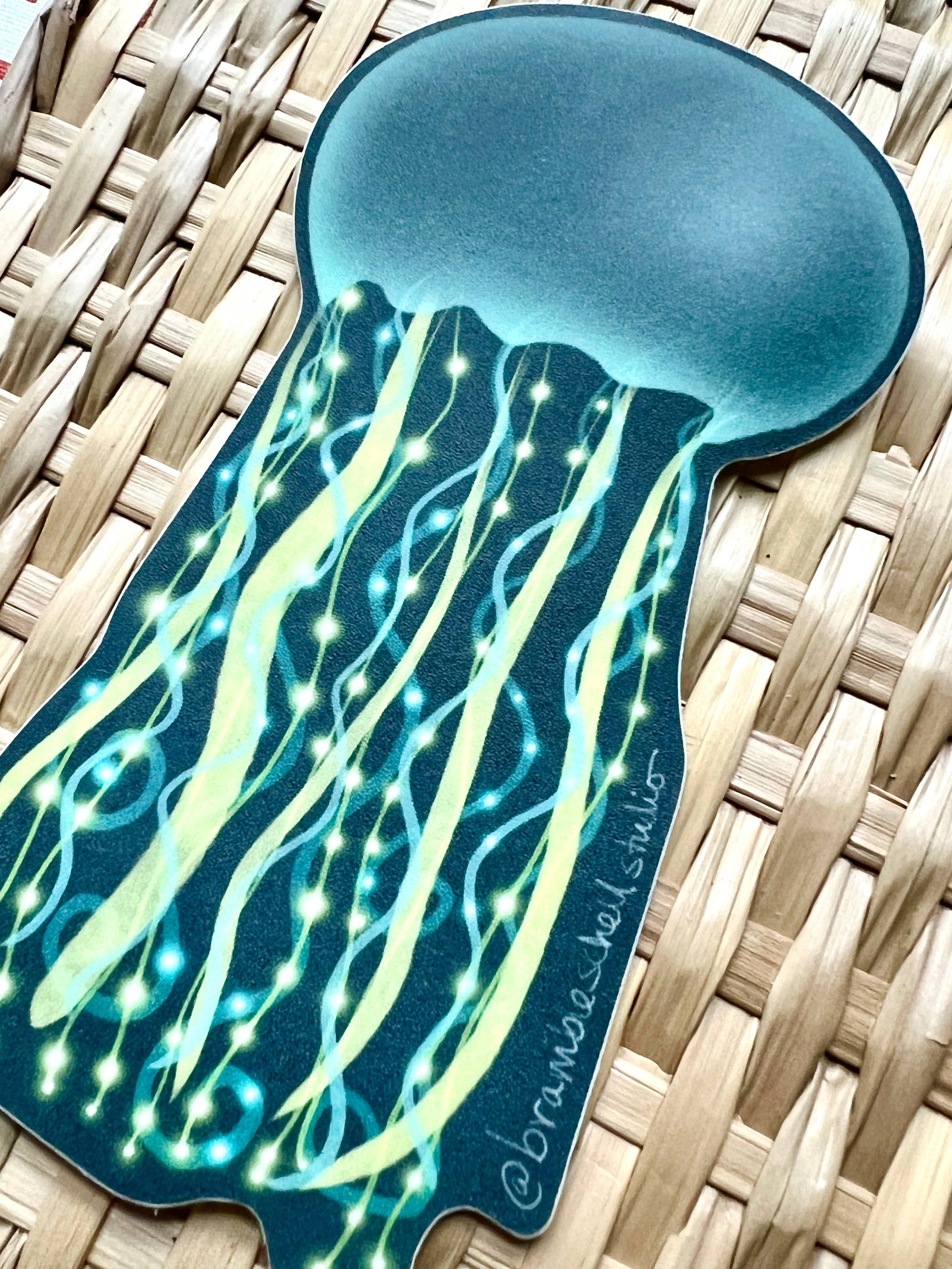 Bramble Schell Studio - Wholesale Sticker - Jellyfish Vinyl Sticker2