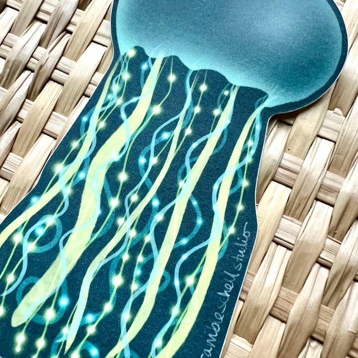 Bramble Schell Studio - Wholesale Sticker - Jellyfish Vinyl Sticker2