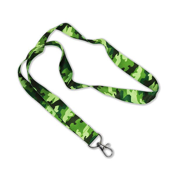 Kipp Brothers - Wholesale Lanyard - Unisex - Green Camo Lanyards 12 Pack0