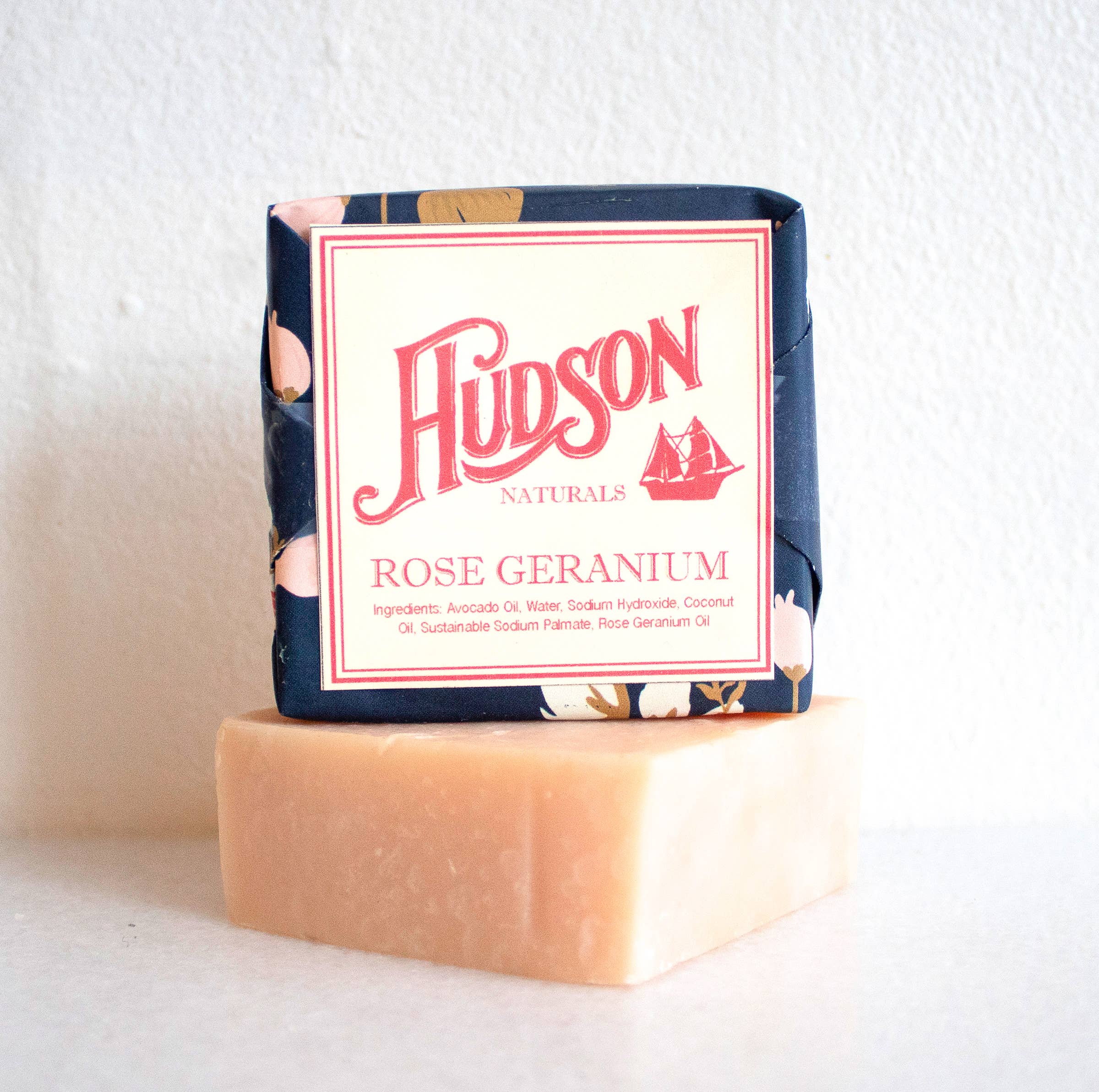 Hudson Naturals – Großhandel Feste Seife – Rosengeranium-Seife