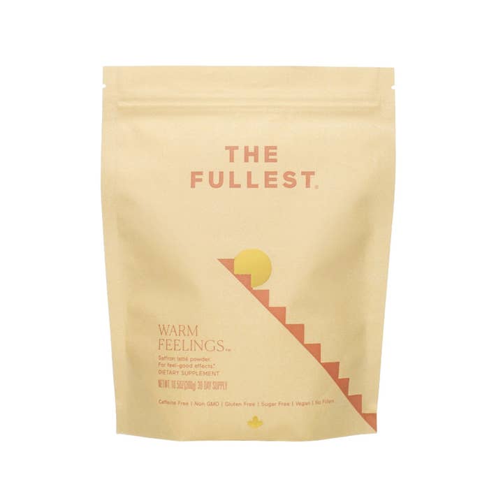 THE FULLEST - Wholesale Protein/Superfood Powder - Warm Feelings® Saffron Latte - 30-Day Supply Bag