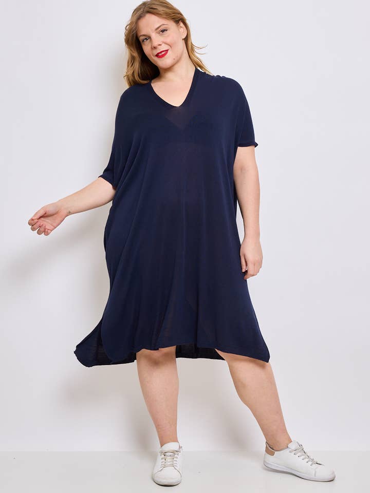 Plus Size - Lightweight Tunic with Wide Sleeves for wholesale by C'MELODIE