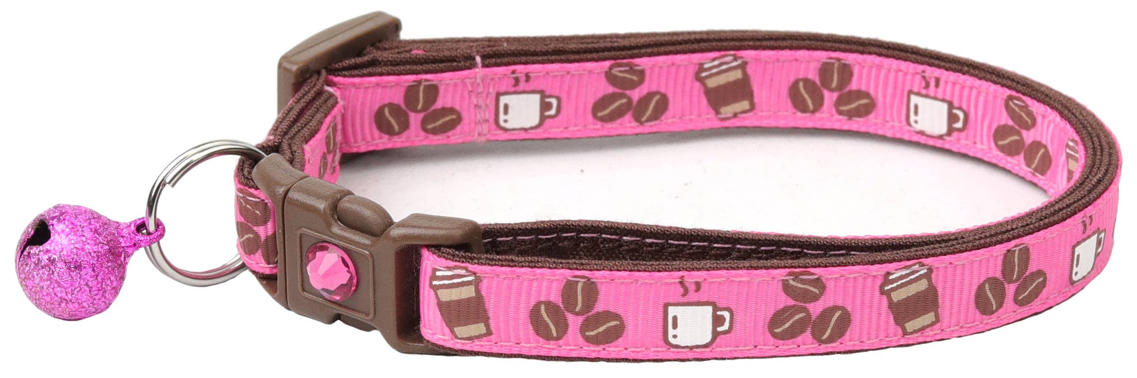 From Pugs to Persians Pet Accessories, LLC - Wholesale Pet Collar - Cat - Coffee Beans Breakaway Cat Collar46