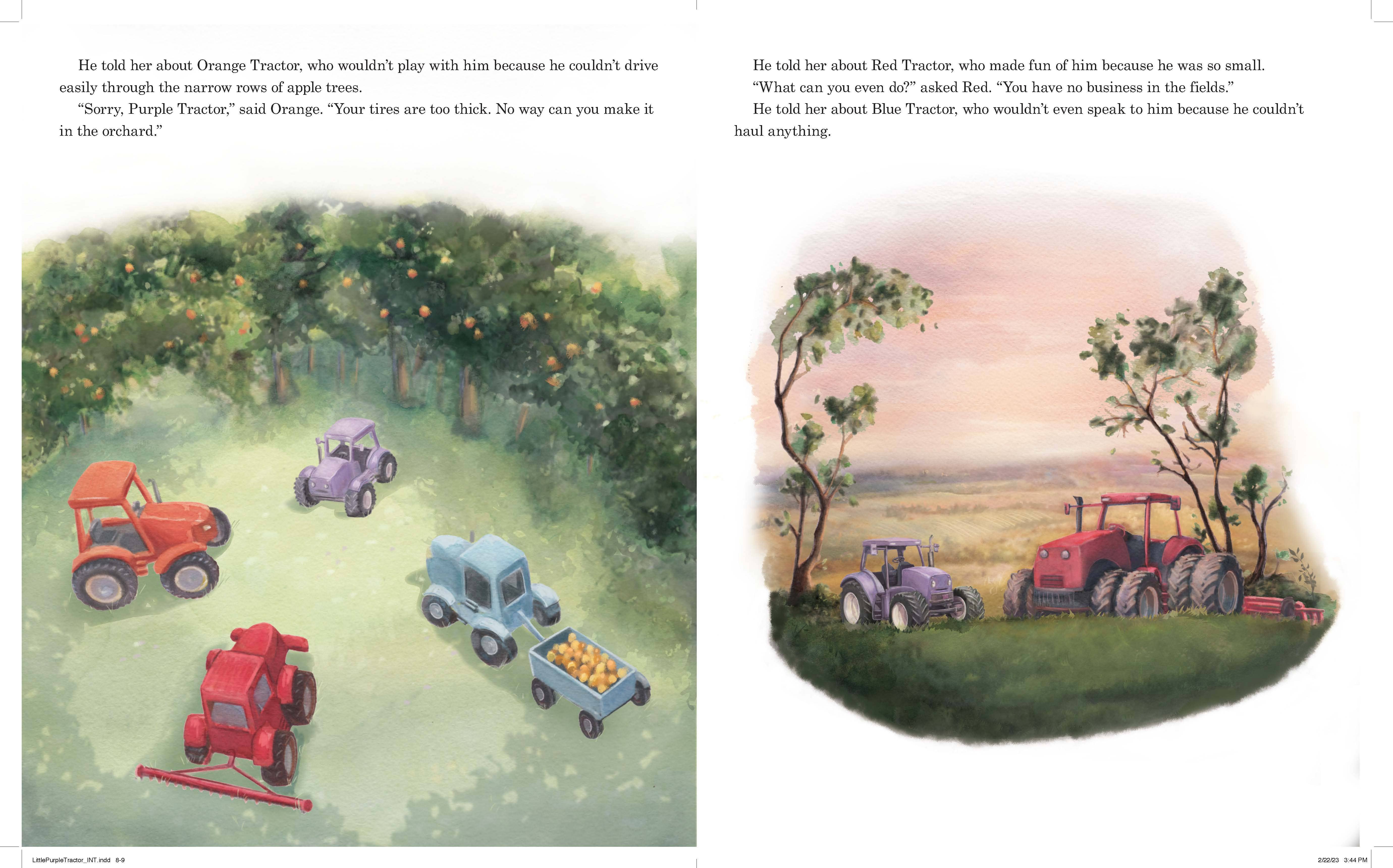 Sourcebooks - Wholesale Preschool Book (3-5) - Little Purple Tractor3