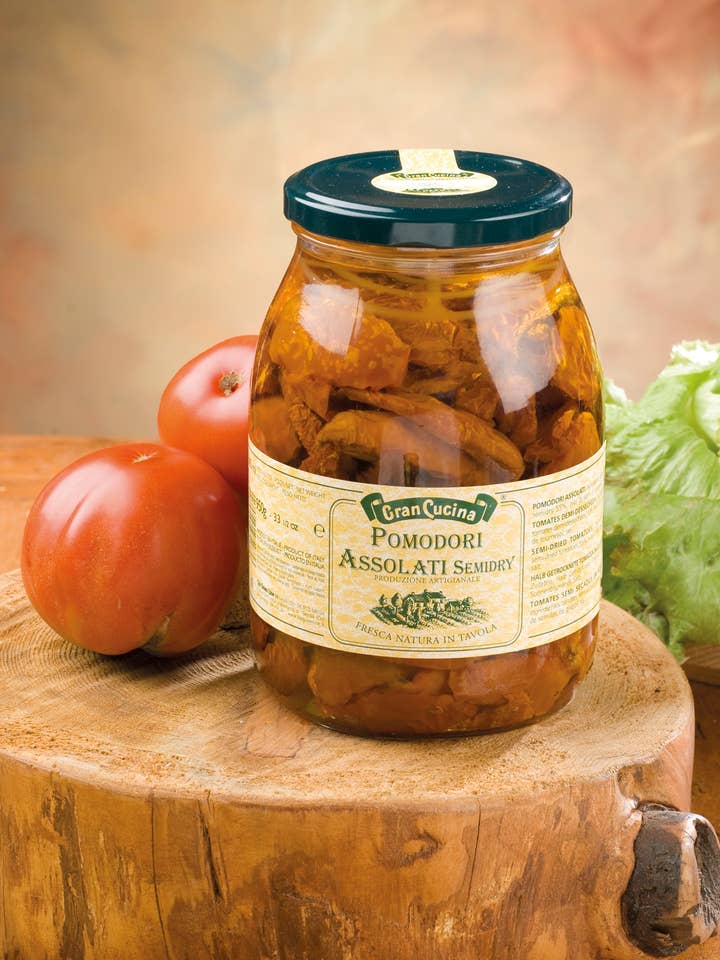 Tomatitos Asolados "Semisecos" 1000g para venta al por mayor de TAB GREEN LINE SRL (Gran Cucina)