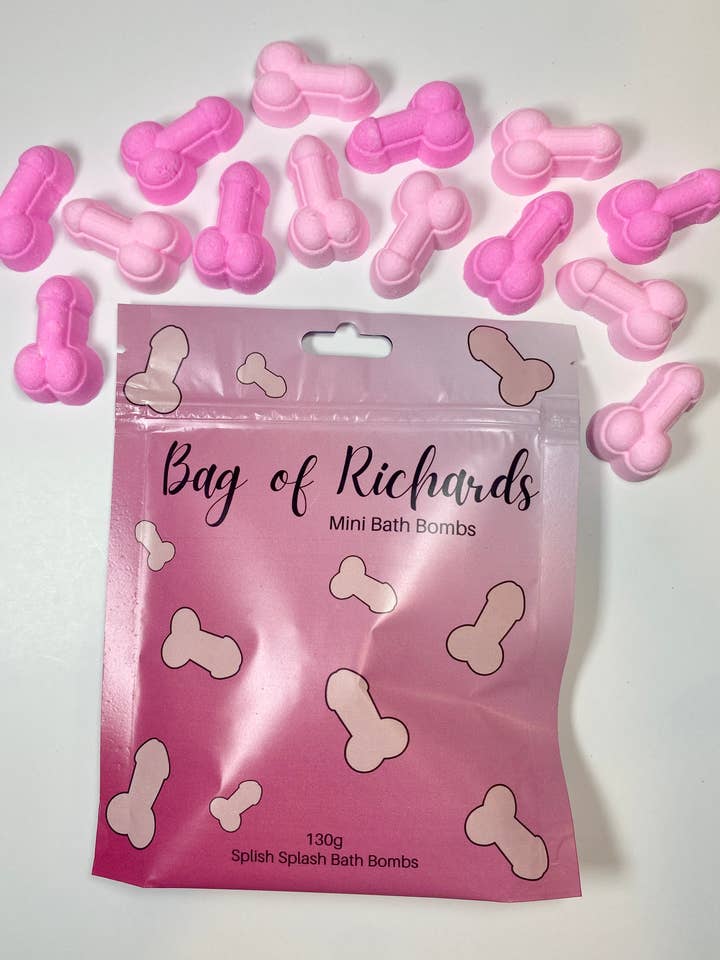 Bag of Richards for wholesale by Splish Splash Bath Bombs