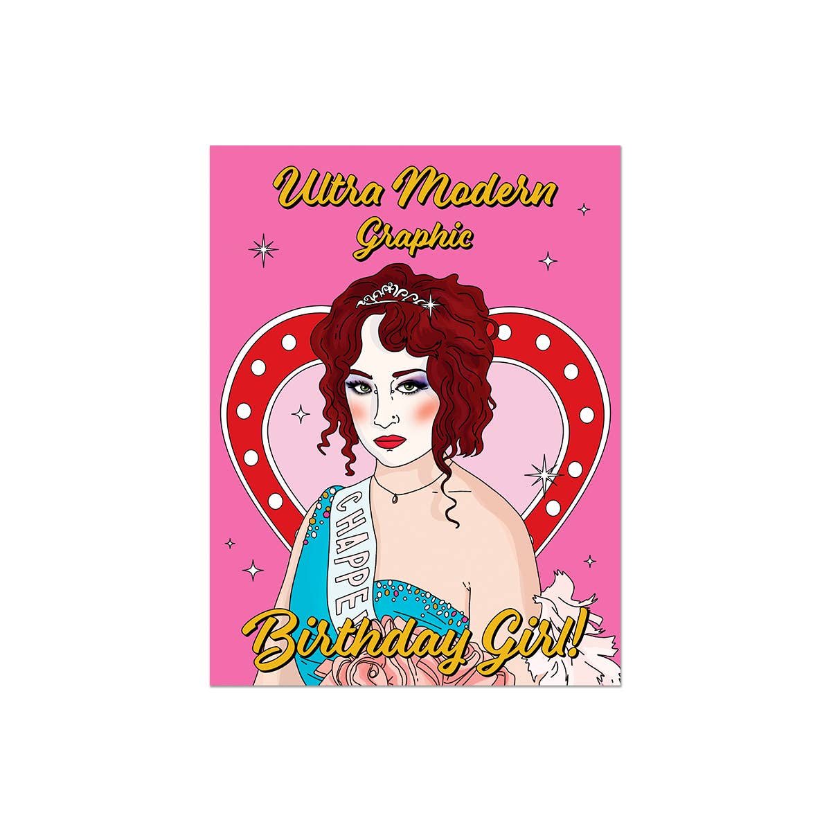 Party Mountain Paper co. - Vendita all'ingrosso Biglietti di auguri - Ultra Modern Birthday Girl | Biglietto di compleanno2