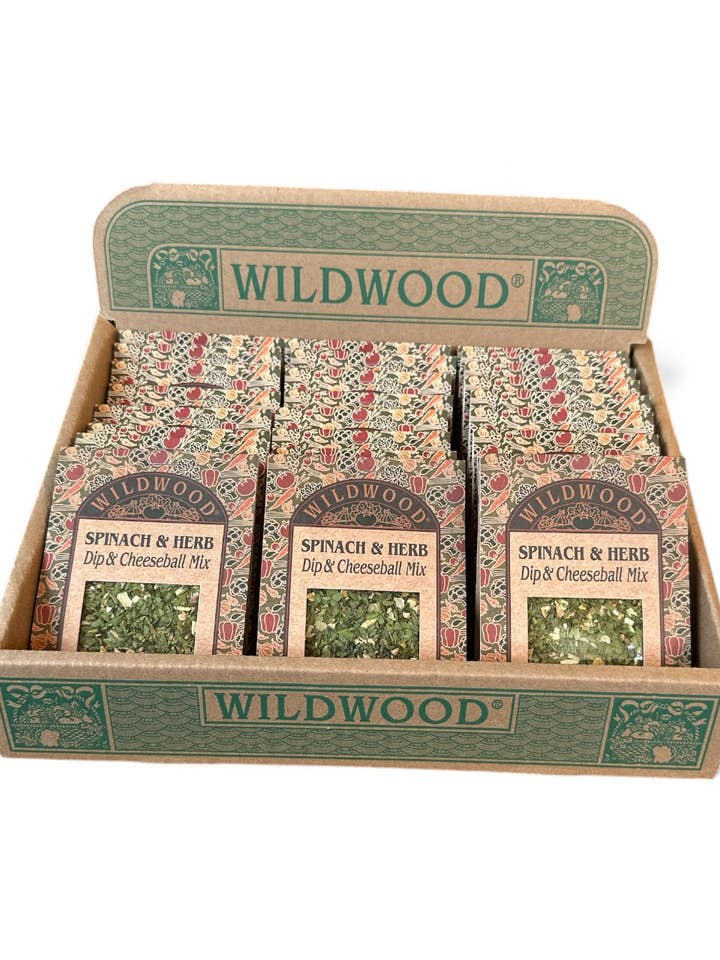 Spinach & Herb Dip Mix Case for wholesale by Wildwood Specialty Foods