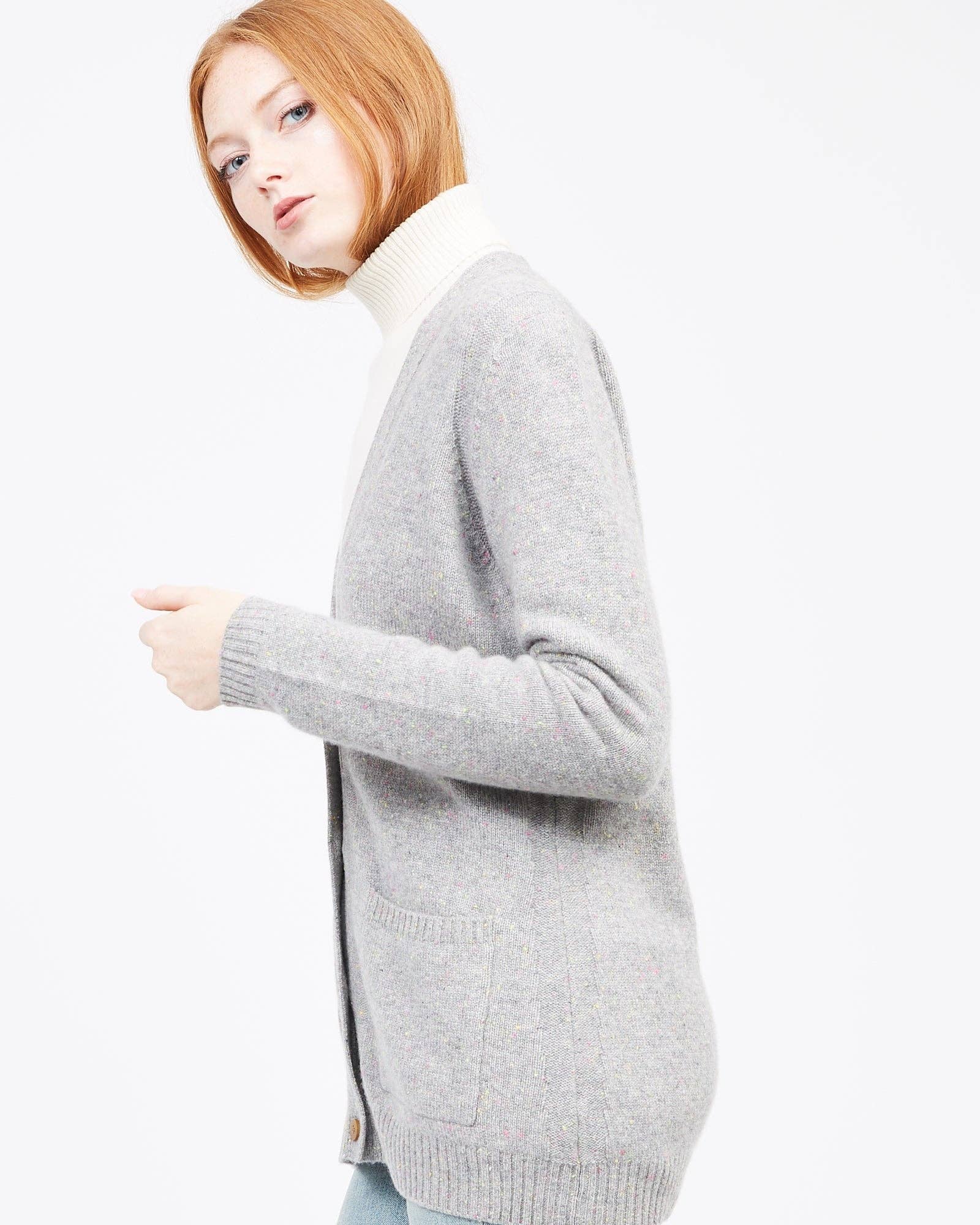 QUINN - Wholesale Cardigan - Women's - Cashmere Boyfriend Cardigan20